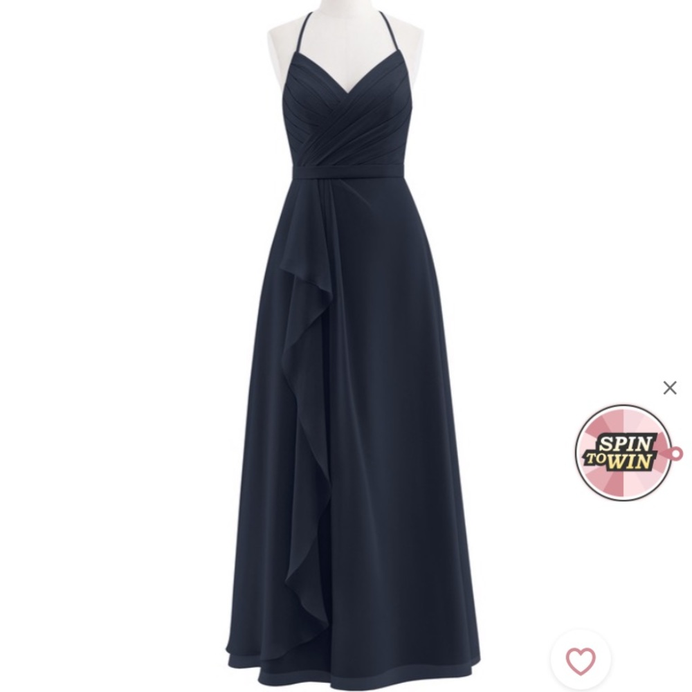 Azazie Dawn Bridesmaid Dress in Navy